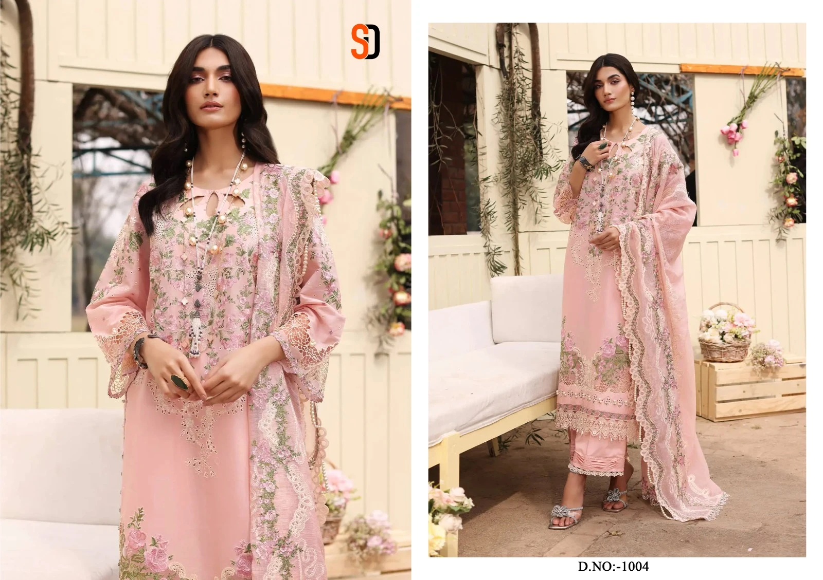 Shraddha Designer Charizma Vol 1 Pure Cotton Wholesale Pakistani Salwar Suit Catalog — Wholesale Salwar Suits, MPA wholesale from Surat - Gallery Image 2